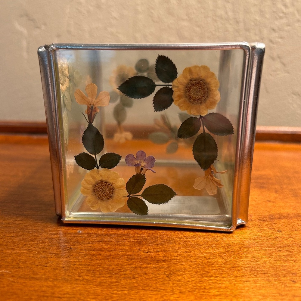 Marcel Schurman Pressed Flower Votive Holder